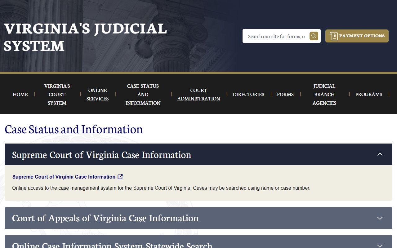 Page County court records after jail arrest Virginia court case information hub